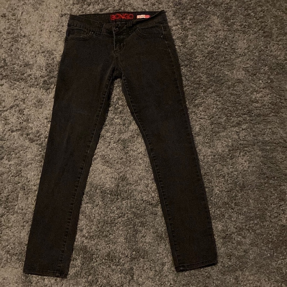 BONGO fearless ultra skinny jeans; black